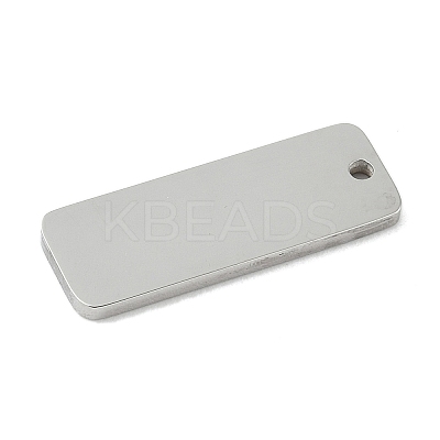 304 Stainless Steel Mirror Polished Finish Stamping Blank Tag Pendants STAS-D365-04P-1