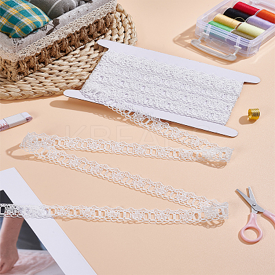 5 Yards Polyester Lace Trims OCOR-LP0002-91A-1