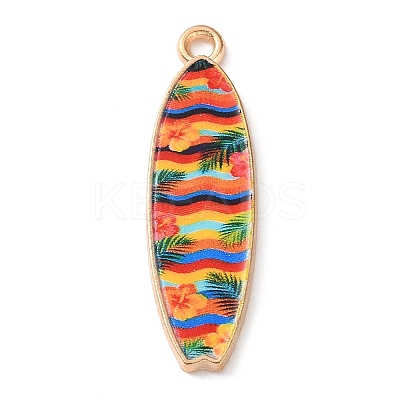 Printed Alloy Pendants AL-CBAFB12-01F-1