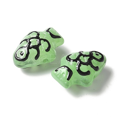 Baking Paint Glass Enamel Beads BLOW-D300-04E-1