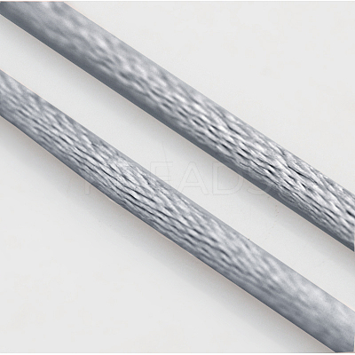 Nylon Satin Rattail Cords NWIR-O001-B-04-1