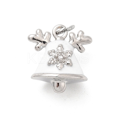 Brass Micro Pave Cubic Zirconia Pendants KK-A278-10P-02-1