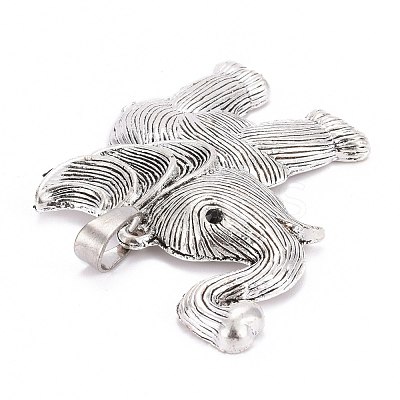 Tibetan Style Alloy Big Pendants PALLOY-I206-01AS-1