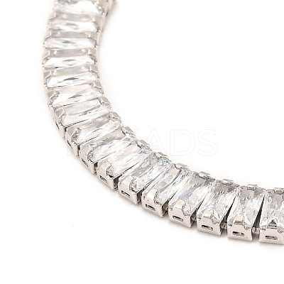Adjustable Brass Micro Pave Cubic Zirconia Tennis Bracelets BJEW-F416-03P-1