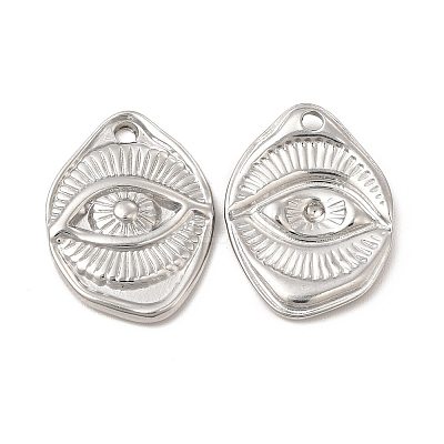 Non-Tarnish 304 Stainless Steel Pendants STAS-E182-14P-1