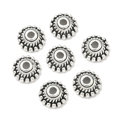 Tibetan Style Alloy Caps LS-LF1235Y-NF-1