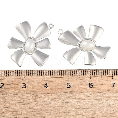 304 Stainless Steel Pendants STAS-Z070-02P-04-1