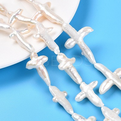 Natural Keshi Pearl Beads Strands PEAR-S020-M04-1