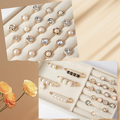 Alloy Safety Pin Brooch AJEW-SP0002-11-1