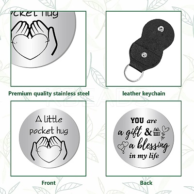 201 Stainless Steel Commemorative Coins AJEW-CN0002-05A-1