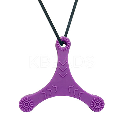 Dart Shape Food Grade Eco-Friendly Silicone Pendants PW-WGD6024-04-1