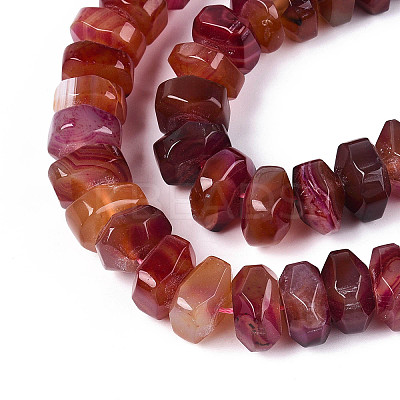 Natural Agate Beads Strands G-N356-01A-08-1