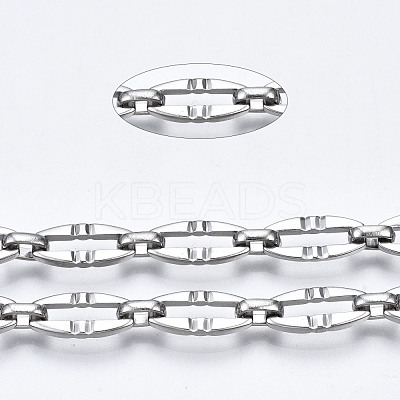 Tarnish Resistant 304 Stainless Steel Chains CHS-T003-11P-NF-1