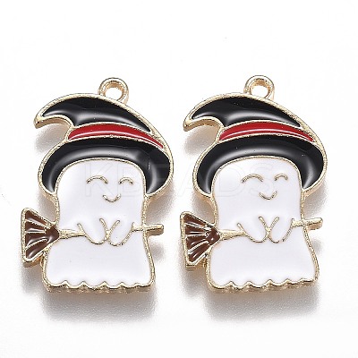 Halloween Theme Alloy Enamel Pendants LS-ENAM-J649-03LG-1