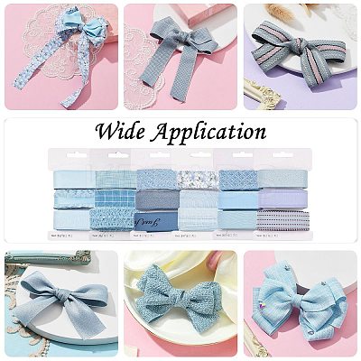 9 Yards 3 Styles Polyester Ribbon SRIB-A014-E05-1