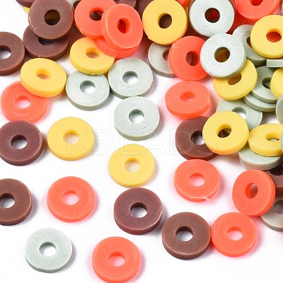 Handmade Polymer Clay Beads CLAY-T019-02B-18-1