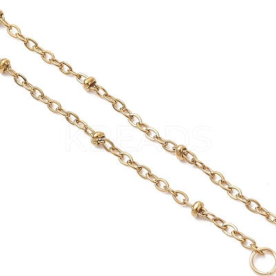 304 Stainless Link Chain Bracelet Making AJEW-JB01497-02-1