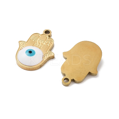 Ion Plating(IP) 316 Stainless Steel Enamel Pendants STAS-U014-72G-01-1
