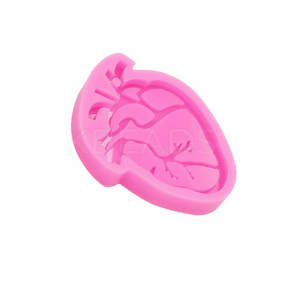 Heart DIY Pendant Food Grade Silicone Statue Molds SIMO-PW0001-320-1
