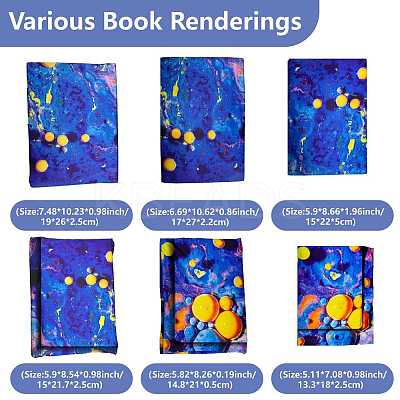 Polyester Book Covers OFST-WH0009-109-1