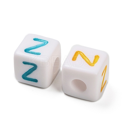 Opaque Acrylic Beads OACR-I022-01Z-1
