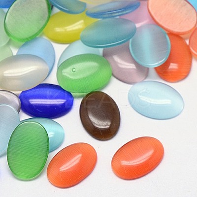 Cat Eye Cabochons CE-J005-10x12mm-M-1