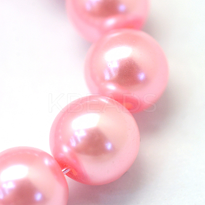 Baking Paint Glass Pearl Bead Strands HY-Q003-3mm-53-1