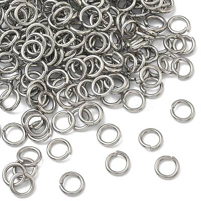 Tarnish Resistant 304 Stainless Steel Open Jump Rings X-STAS-E067-11-9mm-1