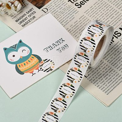 1 Inch Thank You Roll Stickers LS-DIY-E023-07B-1