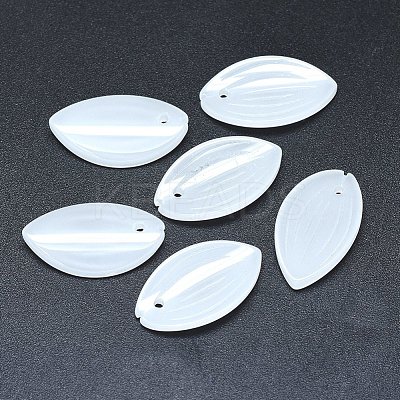 Imitation Jade Glass Pendants GLAA-H016-04D-7-1