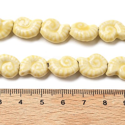 Ocean Series Glazed Porcelain Beads PORC-R002-03-03-1
