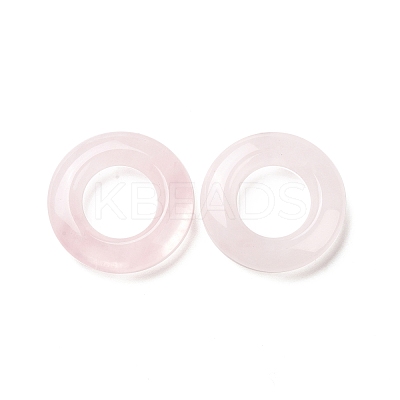 Natural Rose Quartz Pendants G-F728-02D-1