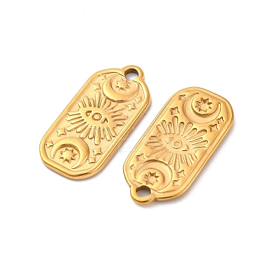 Ion Plating(IP) 304 Stainless Steel Pendants LS-STAS-E182-10G-1