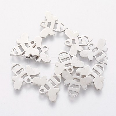 Tarnish Resistant 304 Stainless Steel Charms STAS-Q201-T173-1