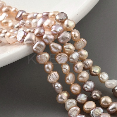 Natural Cultured Freshwater Pearl Beads Strands PEAR-A006-02F-X-1