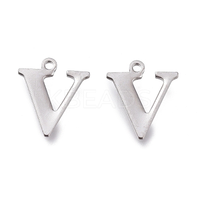 Tarnish Resistant 304 Stainless Steel Charms STAS-H112-V-P-1