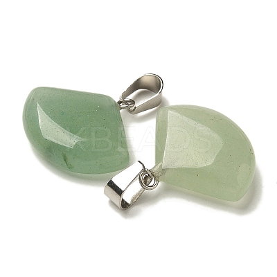 Natural Green Aventurine Pendants G-Z067-05P-06-1