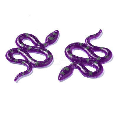 Opaque Resin Pendants RESI-T051-07C-1