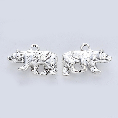 Tibetan Style Alloy Pendants TIBE-R316-020AS-RS-1