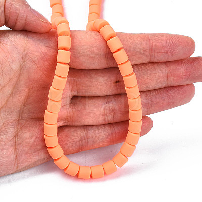 Handmade Polymer Clay Bead Strands X-CLAY-ZX006-01-39-1