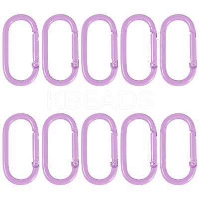 10Pcs Alloy Spring Gate Rings FIND-TA0009-25E-1