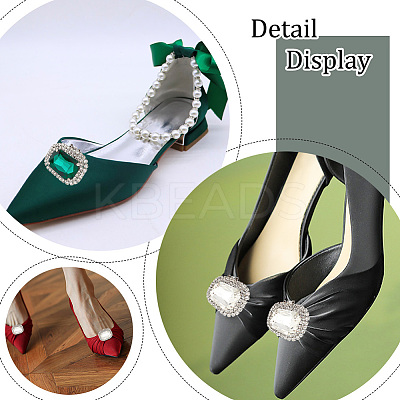 4Pcs 2 Colors Iron Shoe Buckle Clips FIND-AR0004-48-1