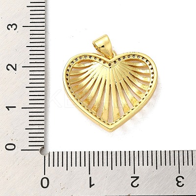 Mother's Day Brass Micro Pave Clear Cubic Zirconia Pendants FIND-Z041-20A-1