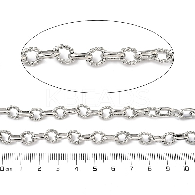 Brass Twist Cube Chains CHC-B026-02P-1