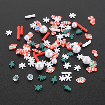 Handmade Polymer Clay Cabochons CLAY-N006-156-1