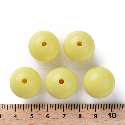 Opaque Acrylic Beads MACR-S370-C20mm-A10-1