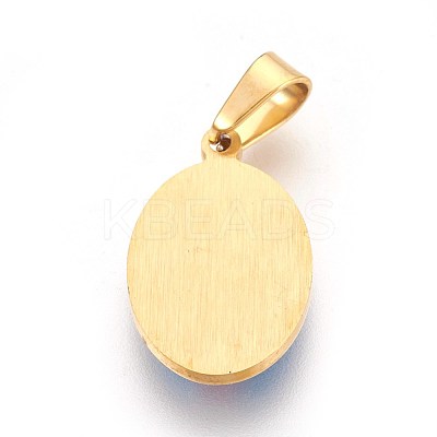 304 Stainless Steel Pendants STAS-F185-24G-1
