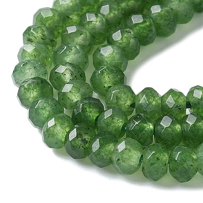 Dyed Natural Malaysia Jade Rondelle Beads Strands G-E316-2x4mm-57-1