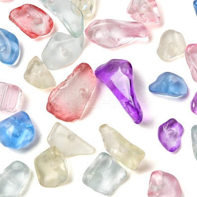 6 Colors Imitation Aquamarine Glass Beads & Baking Paint Glass Beads GLAA-FS0001-08-1
