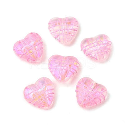 Transparent Glass Enamel Beads GLAA-S388-01B-1